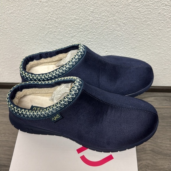 Ryka Women's Stellar Mules In Academy Blue Microfbr - Picture 5 of 6